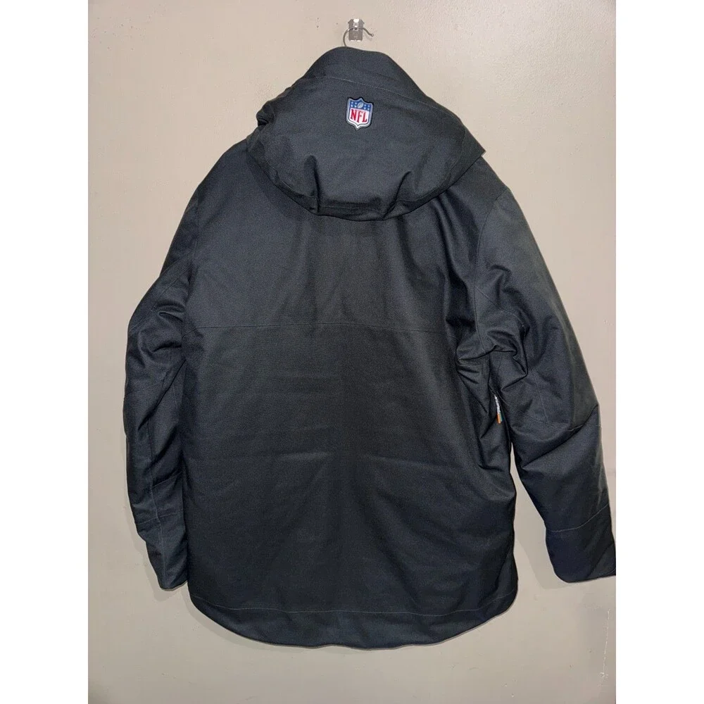 Men's L Nike NFL Miami Dolphins Team Issued PE On-Field Down 550 Puffer Jacket